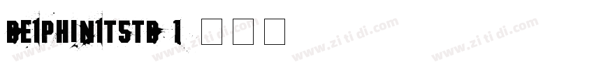 delphinltstd 1字体转换